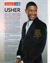 Usher Clipping Magazine photos orig 1pg 8x10 F10534 - £3.82 GBP
