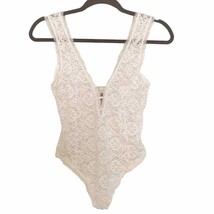 Intimately Free People Mason White Lace Bodysuit Medium - £28.40 GBP