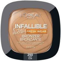 L&#39;Oreal Paris Infallible Up to 24H Fresh Wear Soft Matte Longwear Bronzer. Water - £17.57 GBP