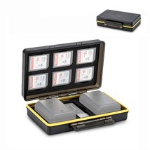 JJC Camera Battery Case Organizer Holder Fits for Canon LP-E6 LP-E8 LP-E... - £23.42 GBP