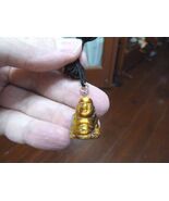 (cj100-3) little Buddha BROWN TAN gemstone Pendant carving Buddhist NECK... - $8.99
