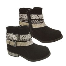 Koala Kids Double Buckle Black Boots Toddler Girls Size 4 5 6 7 8  NWT - $21.99