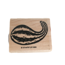 Stampin Up Fall Harvest Gourd Rubber Stamp Fast N Fun for Fall 1994 Than... - $4.99