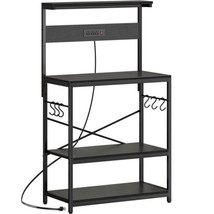 Bakers Rack with Power Outlets, Microwave Stand, 31.5 X 16.5 Inch Larger... - $445.49