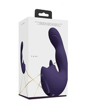 Yumi Triple Action Fionger Motion G Spot &amp; Flickering Tongue Clitoral Vibrator - £58.39 GBP