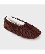 Auden Women&#39;s Faux Fur Slipper Socks W Gripper Bottoms MEDIUM/LARGE Wavy... - $12.99