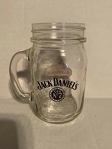 Jack Daniel&#39;s Logo &amp; Bennet&#39;s Pit Bar-B-Que Logo Souvenir Mason Jar Glass - £2.39 GBP
