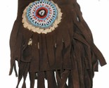 Fair Trade Replica Native American Medicine Drawstring Beaded Bag Pouch ... - $19.30