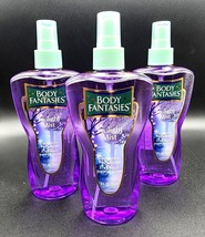 3 Body Fantasies TWILIGHT MIST Body Spray Perfume BIG 8 oz Bottle-Purple... - $28.97