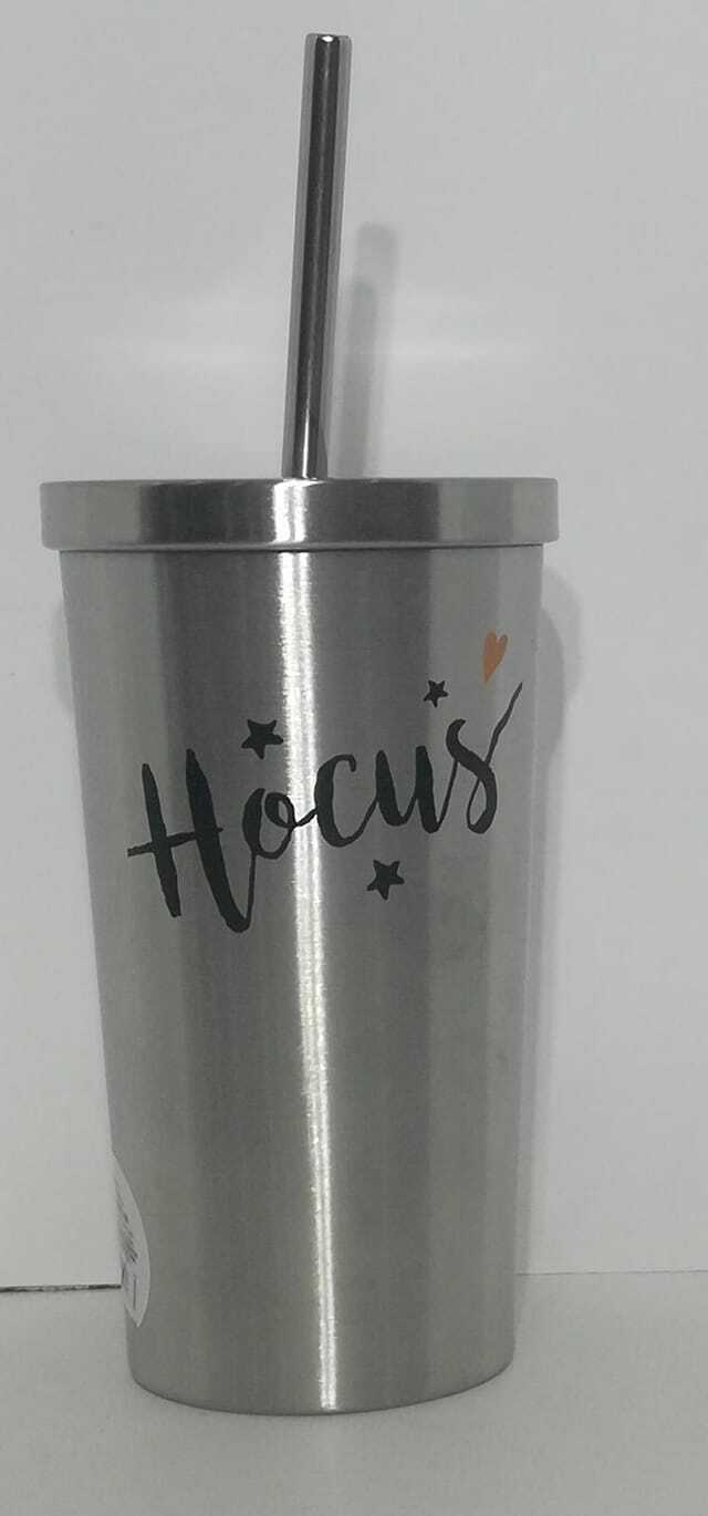Happy Halloween Hocus Pocus Sliver Metal Tumbler 137214 (LOC RM G8-3 ) Item image 2
