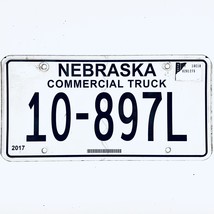 2017 United States Nebraska Platte County Commercial Truck License Plate 10-897L - £14.51 GBP