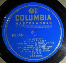 12&quot; Artur Rodzinski Phs Ny 78 Record Set Col Mx 248 Tchaikovsky Mozartiana BX2 - £10.34 GBP