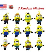 2 Random Despicable Me Minions Movie 5  Minions Plush Stuffed Animal Toy - $9.89