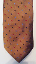 Brooks Brothers Makers Silk Iridescent Embroidered Polka Dot Tie England... - $23.74