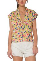 Velvet Heart gavin short sleeve top in MULTI ABST - size S - £47.40 GBP