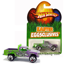 Year 2007 HW Easter Eggsclusives 1:64 Die Cast Pickup Truck Purple PATH BEATER - £18.07 GBP
