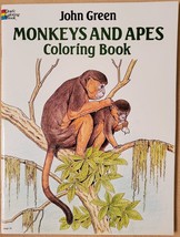 Monkeys and Apes Coloring Book - £3.71 GBP