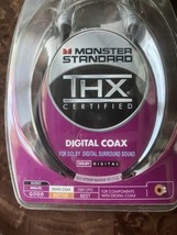Monster Standard Digital Coax 4 foot digital audio cable THX Certified s... - £11.76 GBP