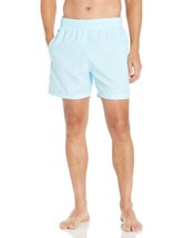 adidas Men Standard Adicolor Essentials Trefoil Swim Shorts Almost Blue HK0178 - £16.07 GBP