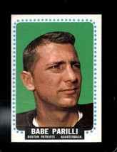1964 Topps #17 Babe Parilli Exmt Sp Patriots *X79670 - £27.16 GBP