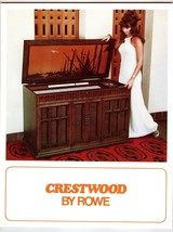 Rowe Crestwood Jukebox FLYER Model CTI-1 Original Phonograph Music AMI 1974 - $34.68