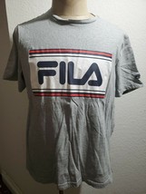 Fila Gray Short Sleeve T-shirt  PRE-OWNED CONDITION XL - $13.72