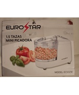 EC501R 1.5 Cup One Touch Electric Mini Food Chopper: White - €14,72 EUR