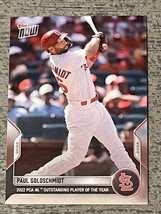 Paul Goldschmidt Topps Now MLB PCA NL Outstanding Player Of The Year Card #PCA- - £7.49 GBP