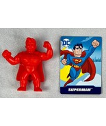 NEW 2023 Wendy’s Kid’s Meal DC SUPERMAN Mini Action Figure &amp; Card MUSCLE... - £23.11 GBP