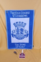 The Old Course - St Andrews Scotland Golf Towel, Divot Tool With Marker And Bag  - £26.53 GBP