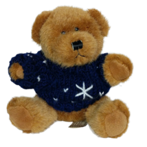 HugFun International Brown Teddy Bear Christmas Sweater Plush Stuffed An... - $20.79