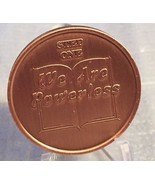 Step 1 Copper Twelve Step Medallion AA NA Recovery 12 Steps Serenity Pra... - $108.37 MXN