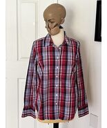 Tommy Hilfiger Button Down Shirt Women Medium  - $235.65 MXN