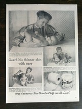 Vintage 1952 Scot Tissue Toilet Paper Woman &amp; Baby Full Page Original Ad - 721 - £5.19 GBP