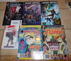 Lot of 11 Comic books Hellboy Tokyopop Shonen Jump Bravest Warriors Orph... - $14.80