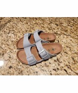 Birkenstock Arizona Sandals Girls 3 US 34 EU Blue Slides Kids Youth - $119.68 CAD
