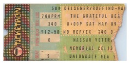Grateful Dead Konzert Ticket Stumpf Kann 9 1981 Uniondale New York - £47.27 GBP
