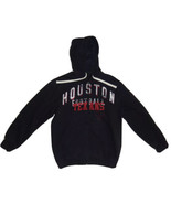 NFL Houston Texans Men’s Large Football Navy Blue Zip Front Hoodie Hoode... - $24.99