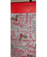 New Cynthia Rowley Table Runner 14x72&quot; Christmas Holiday Beaded Silver R... - $53.91 CAD