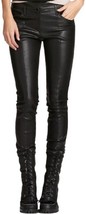 Leather Pants Leggings Size Waist High Black Women Wet S L Womens 14 6 L... - £76.24 GBP