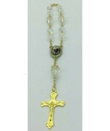 Saint Christopher Cross Car Rearview Mirror Protection Rosary, Crystal B... - €10,99 EUR