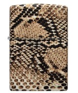 Zippo Lighter - Brown Snake Skin 540 Color Process - 48256 - £30.25 GBP
