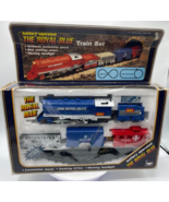 Vintage Battery Operated Train Set New Bright The Royal Blue 1986 Sound ... - £22.38 GBP