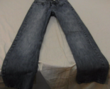 LEVIS STRAUSS 514 STRAIGHT MID WAIST GRAY BLUE WASH JEANS DENIM PANTS 12... - $20.06