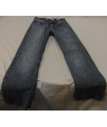 LEVIS STRAUSS 514 STRAIGHT MID WAIST GRAY BLUE WASH JEANS DENIM PANTS 12... - €12,08 EUR