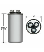 Jard 328P4505H44N37A5Z9 45+5 uF +/-6% 440-370 VAC/B Round Dual Capacitor... - $631.28 MXN