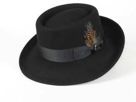 Men Bruno Capelo Hat Australian Wool Crushable Wide Brim GAMBLER GAM100 Black image 5