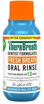 TheraBreath Fresh Breath Oral Rinse, Invigorating Icy Mint Flavor, 3 Fl. Oz. - £4.78 GBP