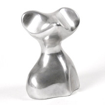 Hoselton Canada Solid Aluminum Mouse Figurine #374 Hand-Signed Unique - $98.74