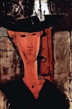 Lady With Hat by Amadeo Modigliani - Art Print - £17.29 GBP+
